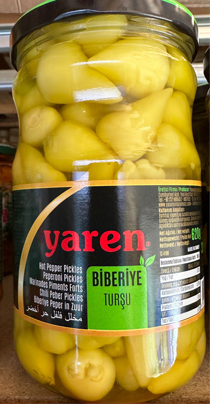 Yaren Hot Pepper (720g) - Biberiye Tursu