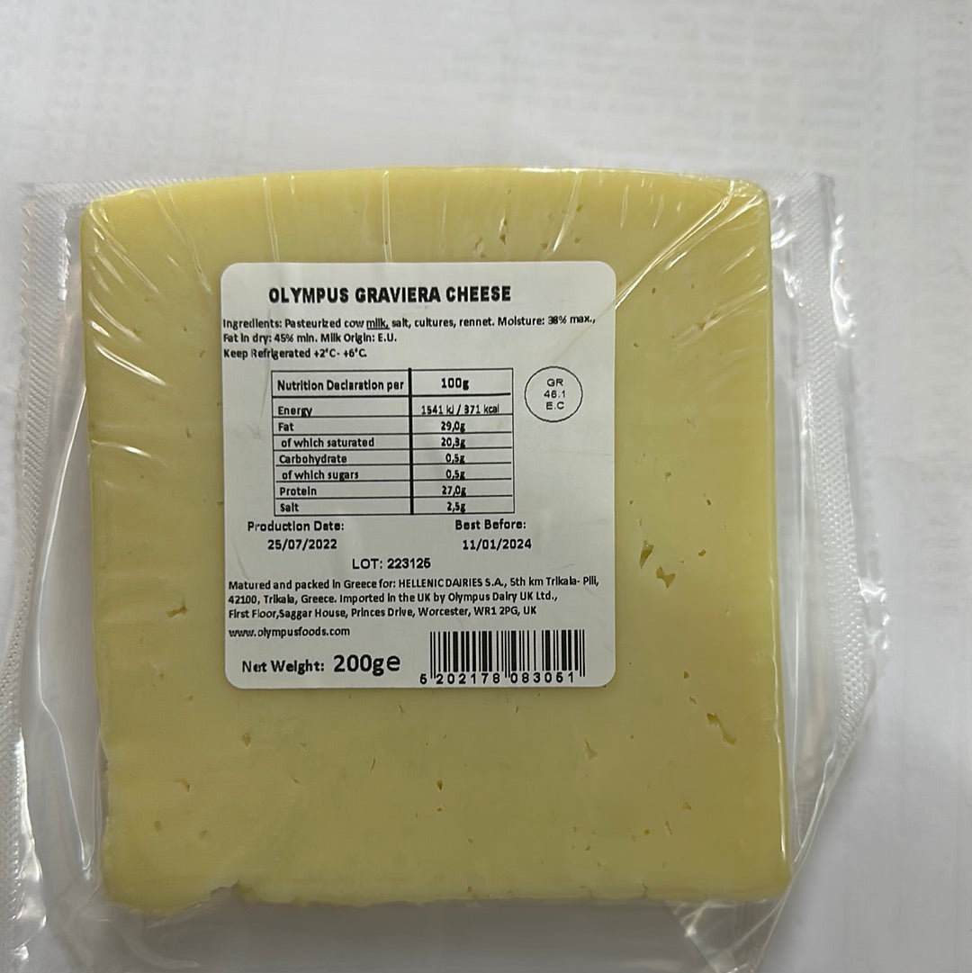 Olympus Graviera Matured Hard Cheese (200)