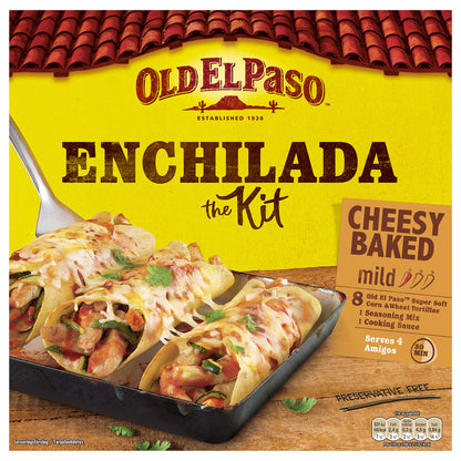 Old El Paso Cheesy Baked Enchilada Kit, Mild, 663g