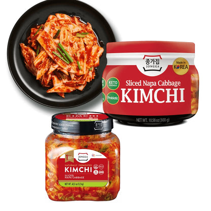 Jongga Naturally Fermented Kimchi Sliced Napa Cabbage, 1.5Kg