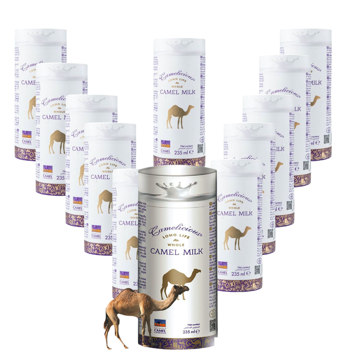 Camelicious Long Life Camel Milk Whole, 235 ml