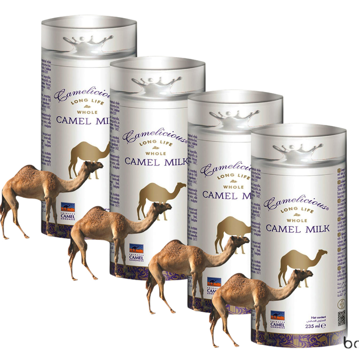 Camelicious Long Life Camel Milk Whole, 235 ml