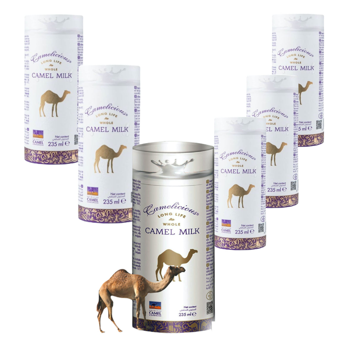 Camelicious Long Life Camel Milk Whole, 235 ml