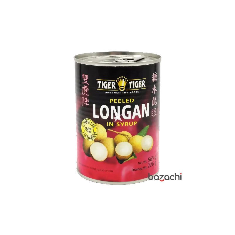 Tiger Tiger Peeled Longan In Syrup 565g