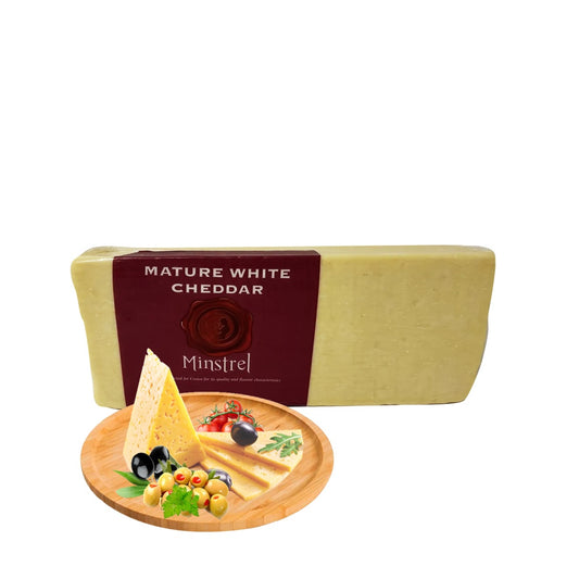 Specially Selected Minstrel Mature White Cheddar, 5Kg