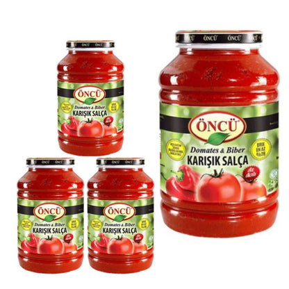 Oncu Tomato & Pepper Mix Paste ( Karisik Salcasi ), 4.3 Kg