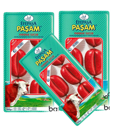 Efepasa Beef Sausage 100% ( Parmak Sucuk ), 1kg