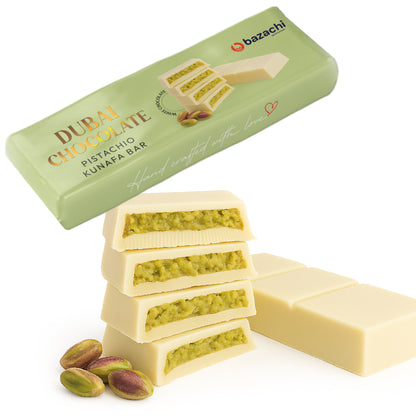 Dubai Chocolate – Pistachio Kunafa with White Chocolate (Handcrafted, 75g)