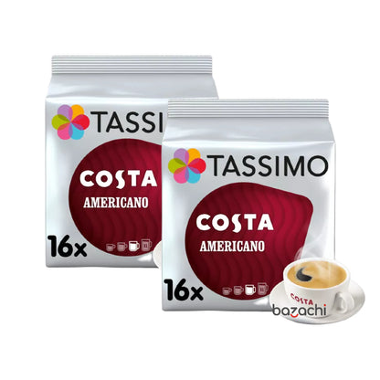 Tassimo Costa Americano Coffee Pods, 16 Capsules