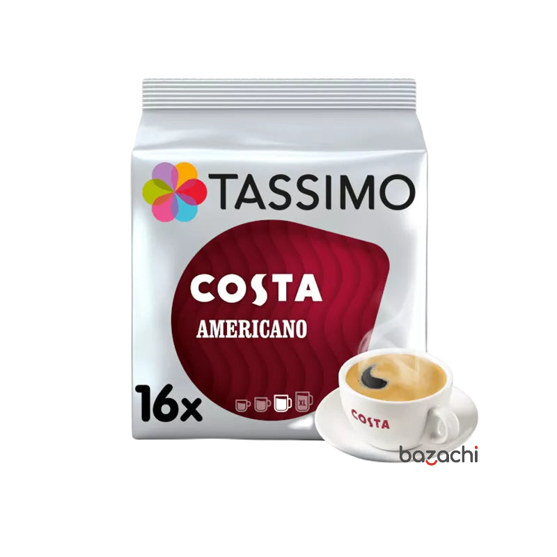 Tassimo Costa Americano Coffee Pods, 16 Capsules