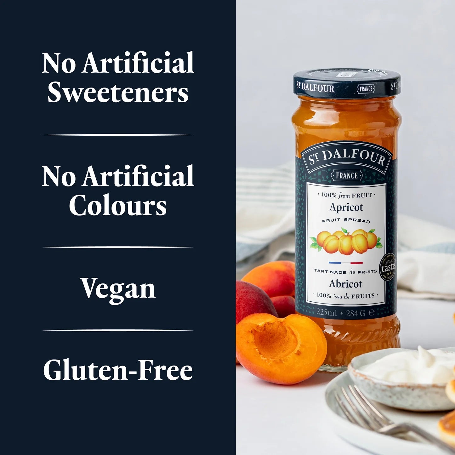 St Dalfour Apricot Spread 284g