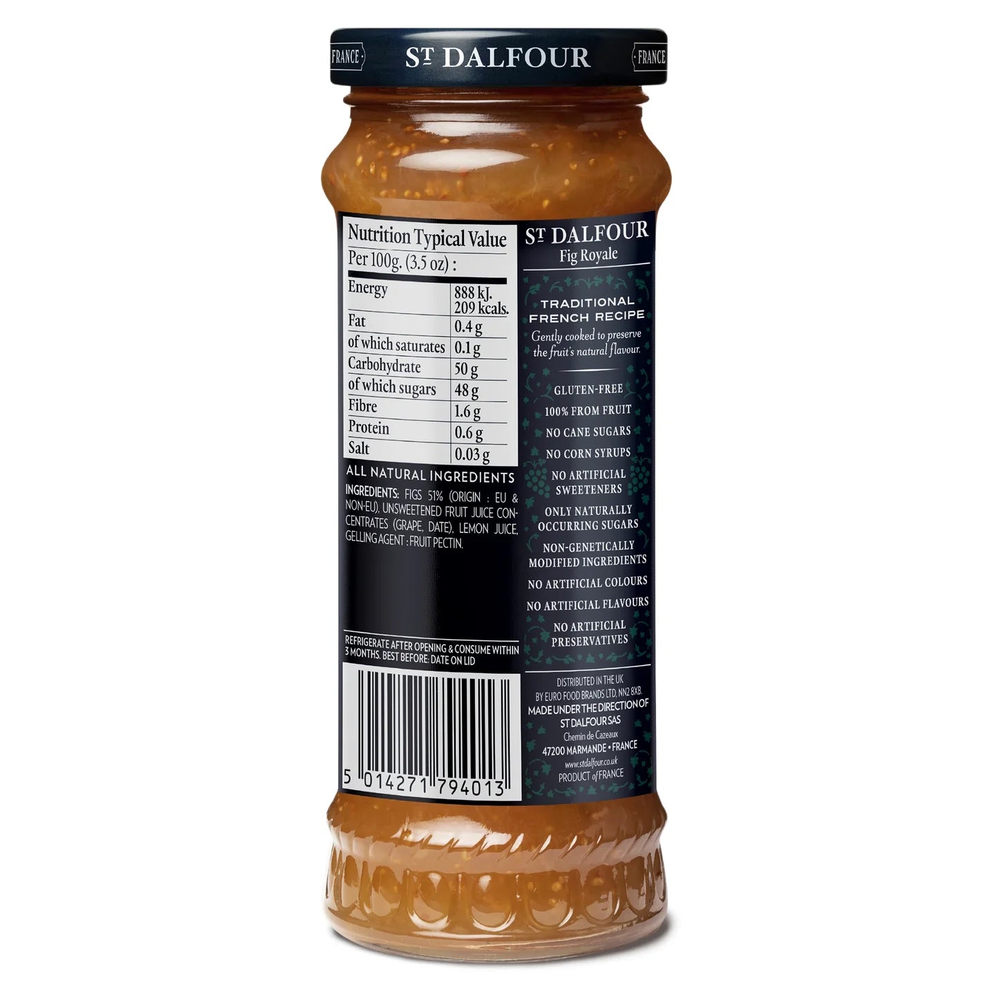 St. Dalfour Fig Royale Fruit Spread 284g