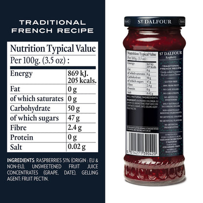 St Dalfour Raspberry Spread 284g