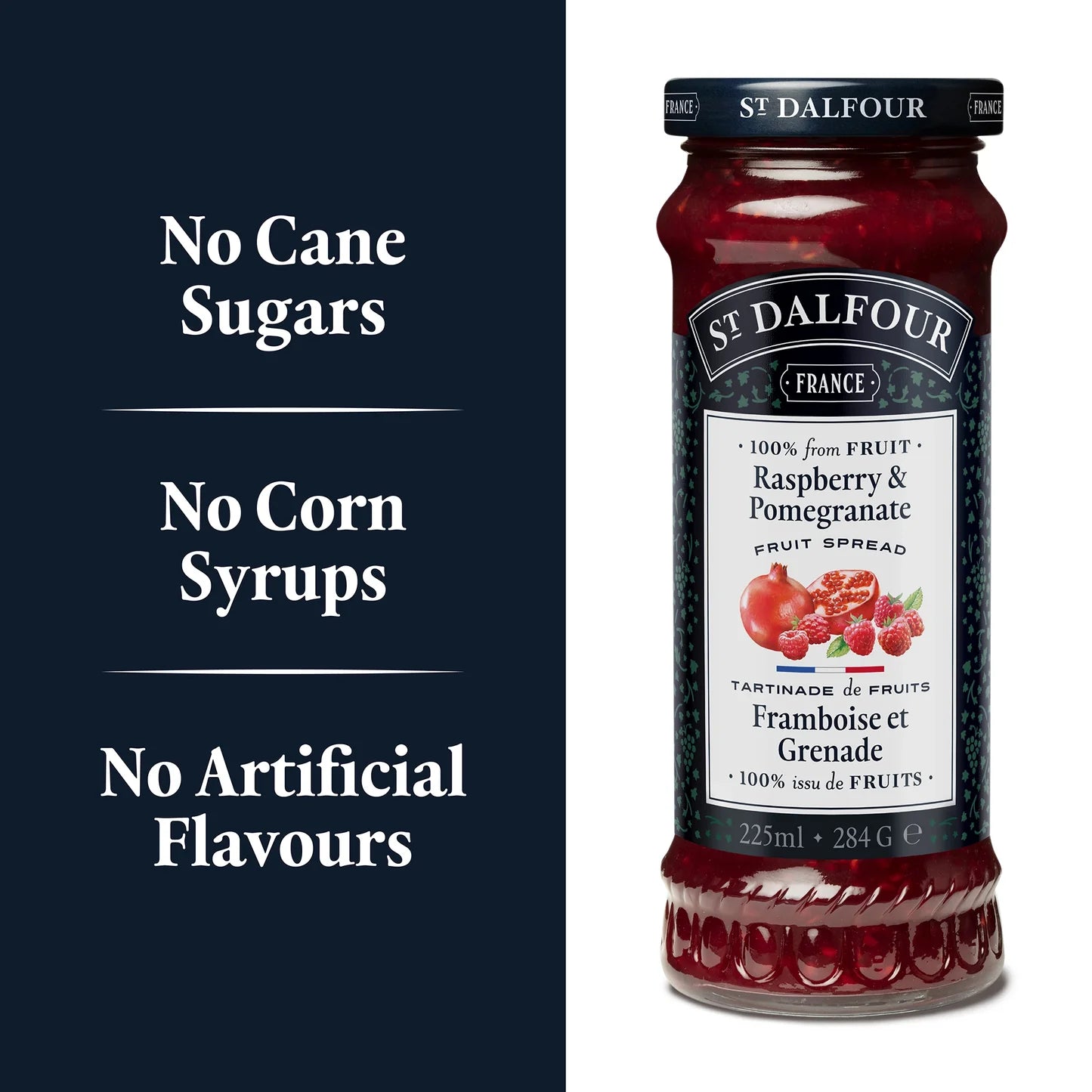 St Dalfour Raspberry & Pomegranate Spread 284g