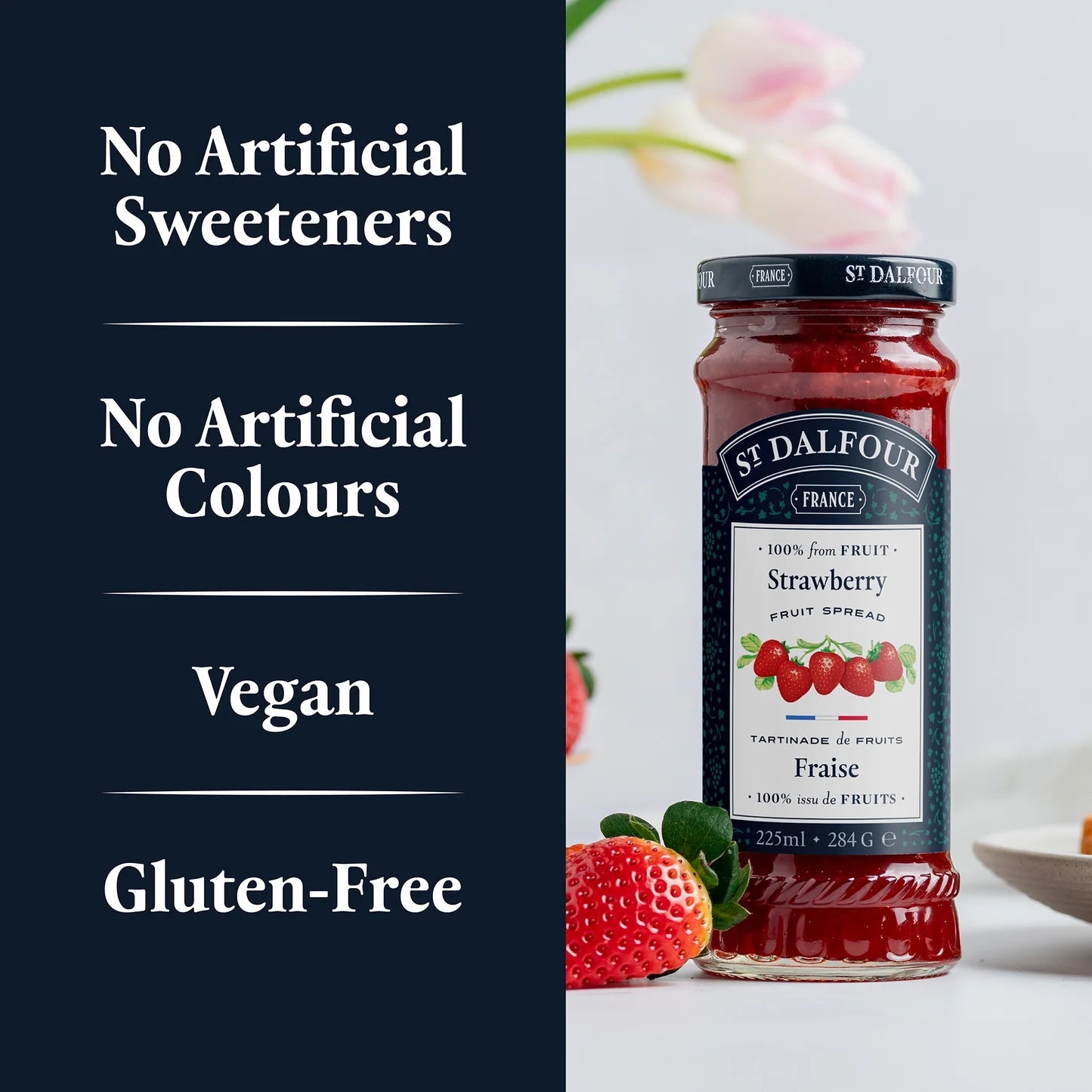 St Dalfour Strawberry Spread 284g