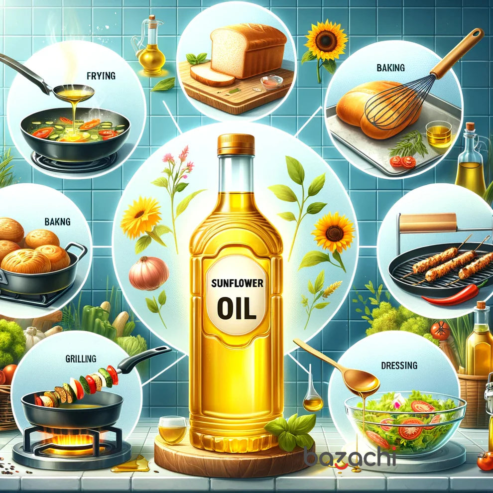 Filippo Berio Sunflower Oil, Cooking Oil, 5L