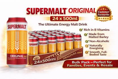 Supermalt Original Non-Alcoholic Malt Drink with B Vitamins, 550ml
