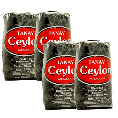 TANAY Ceylon Black Leaf Tea, 500g