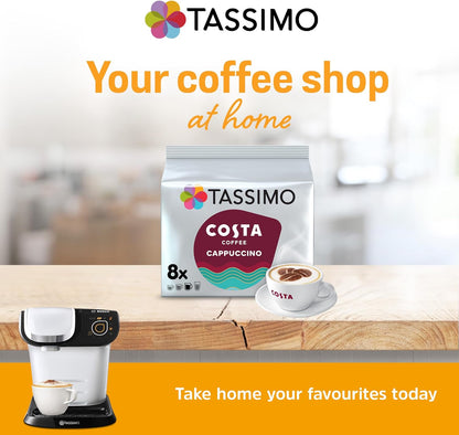 Tassimo Costa Cappuccino Coffee Pods (8 Drinks), 280g