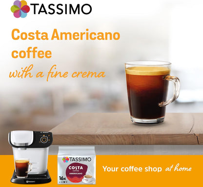 Tassimo Costa Americano Coffee Pods (5 Pack), 80 Servings