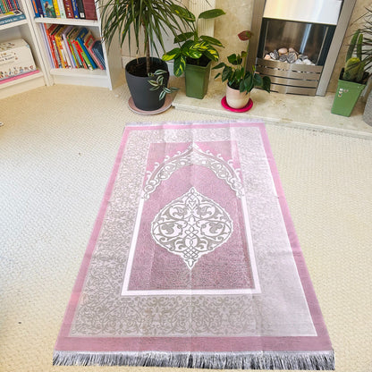 Mihrab Taffeta Ottoman Portable Prayer Mat