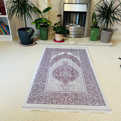 Mihrab Taffeta Ottoman Portable Prayer Mat