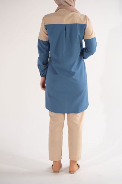 Women's 2 Pieces Cotton Hijab Suits