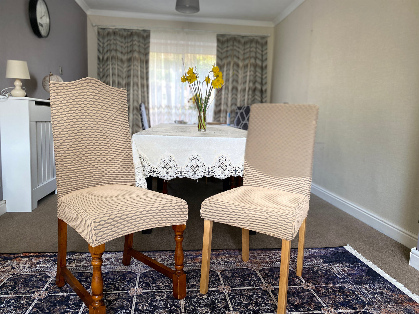 Dining Chair Slipcovers with Spandex Stretch Fabric