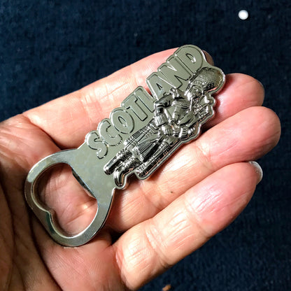 Scottish Souvenir, Fridge Magnet Stick Bottle Opener