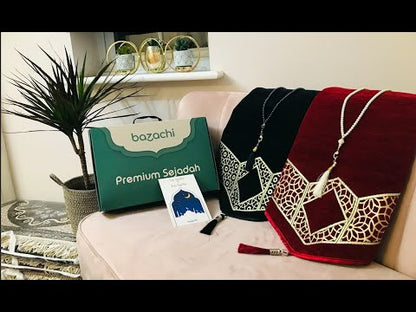 Couples Prayer Mats with Tasbih and Gift Packaging