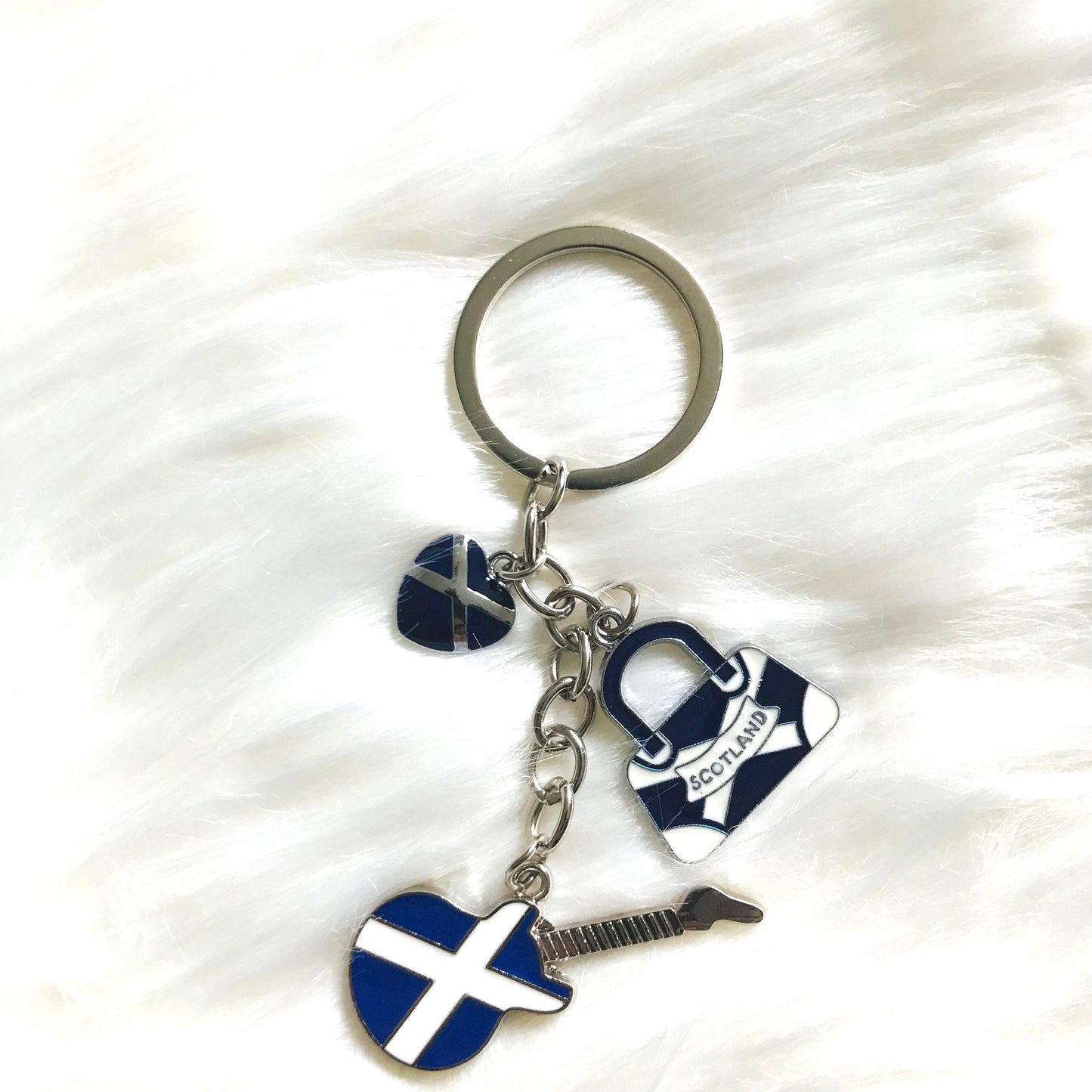 I Love Scotland Flag Keyring, Keychain  Souvenirs
