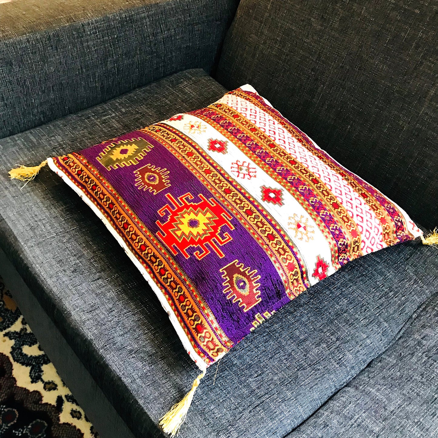 Kilim Fabric Design Cushion, Sofa Slipcovers