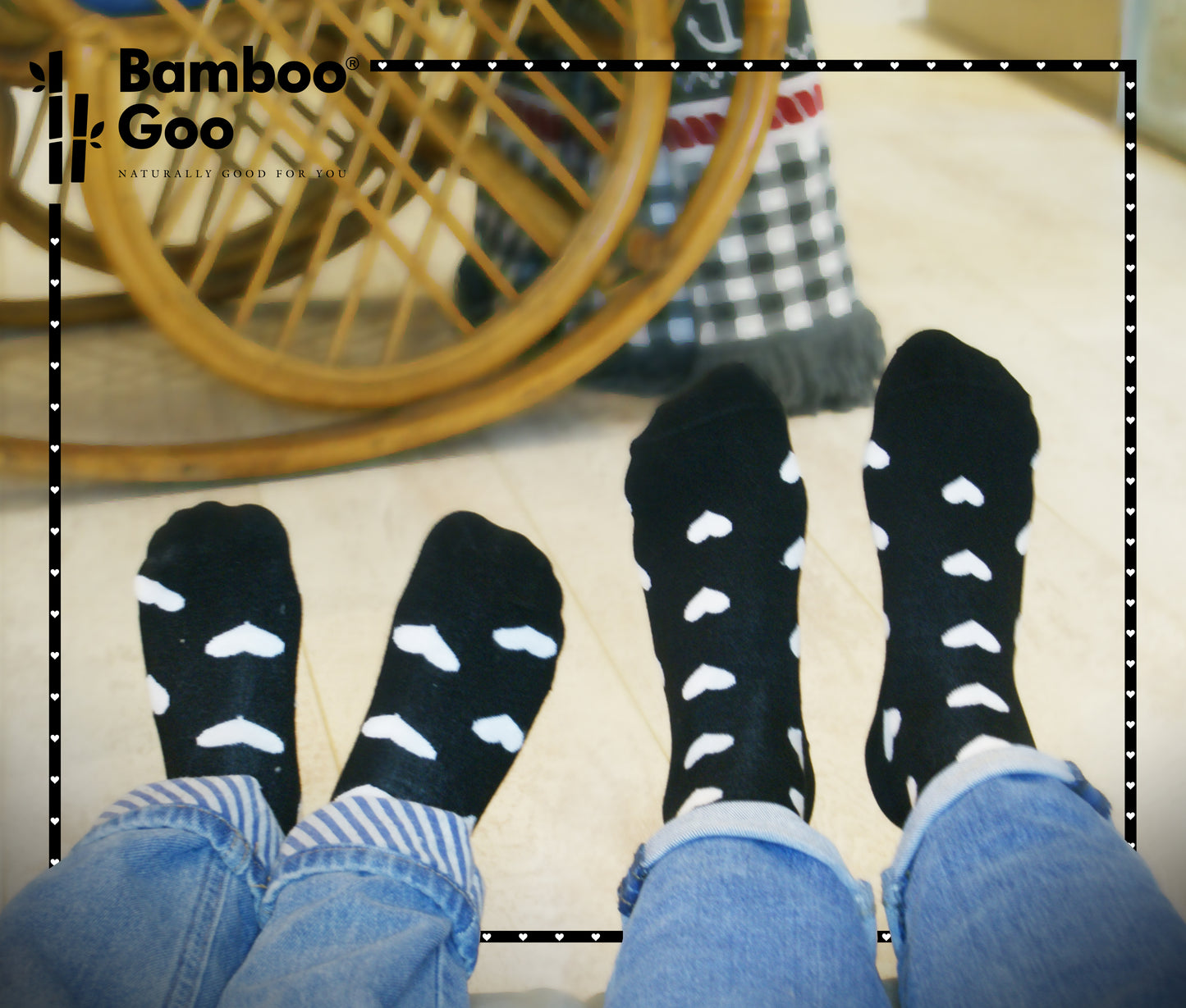 Bamboo Dress Socks Family Concept 4 Pack